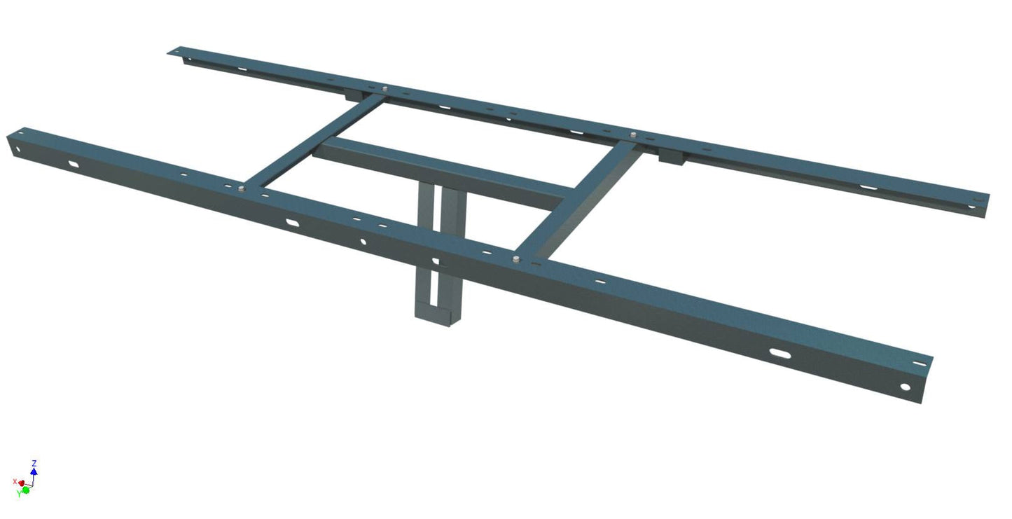 SOPORTE METALICO PARA 3 PANELES 550W GALVANIZADO