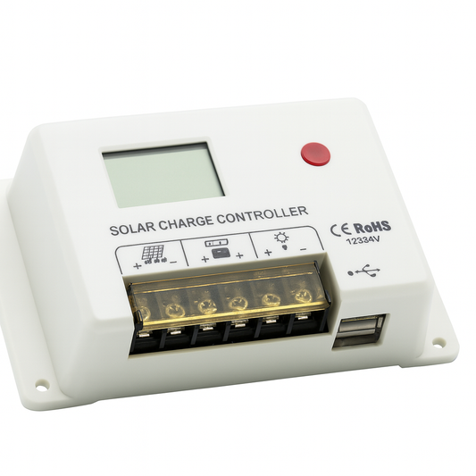 REGULADOR Y CONTROLADOR DE CARGA DE 30A PWM